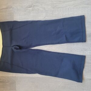 Navy Blue Cropped Pants